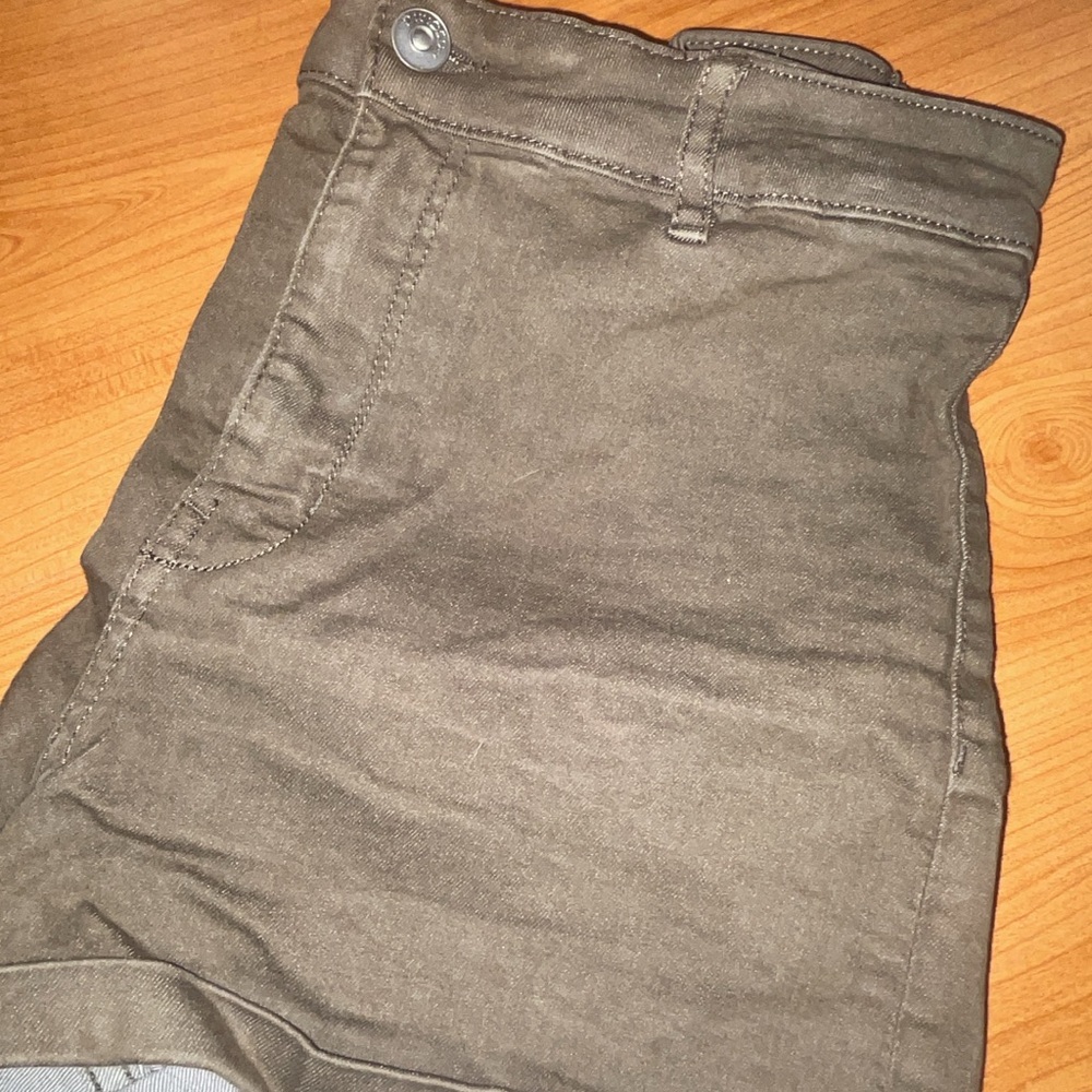 Women's Olive Green Shorts
